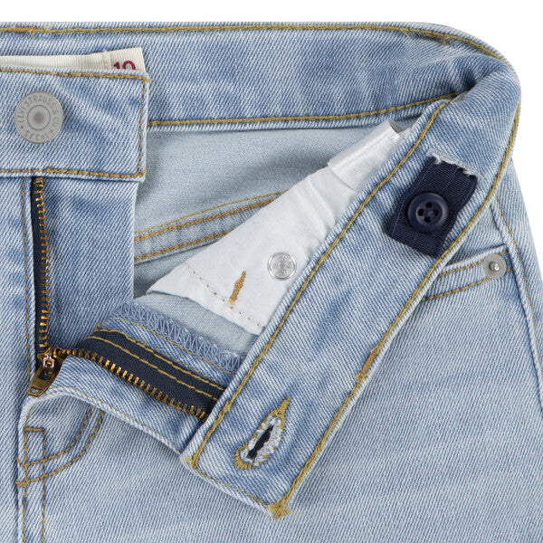 Levi's Girls Denim Roll Cuff Shorts - 4EH272-L9T