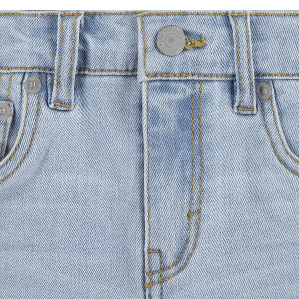 Levi's Girls Denim Roll Cuff Shorts - 4EH272-L9T