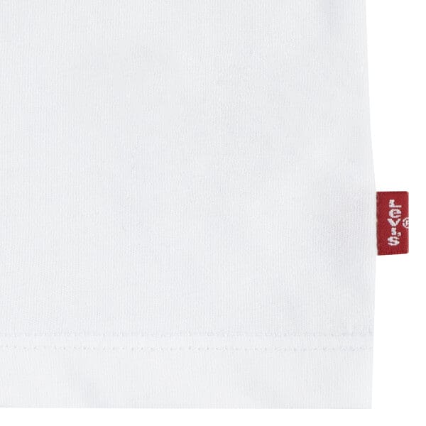 Levi's White Bear T-shirt & Denim Shorts Set - 6EM344