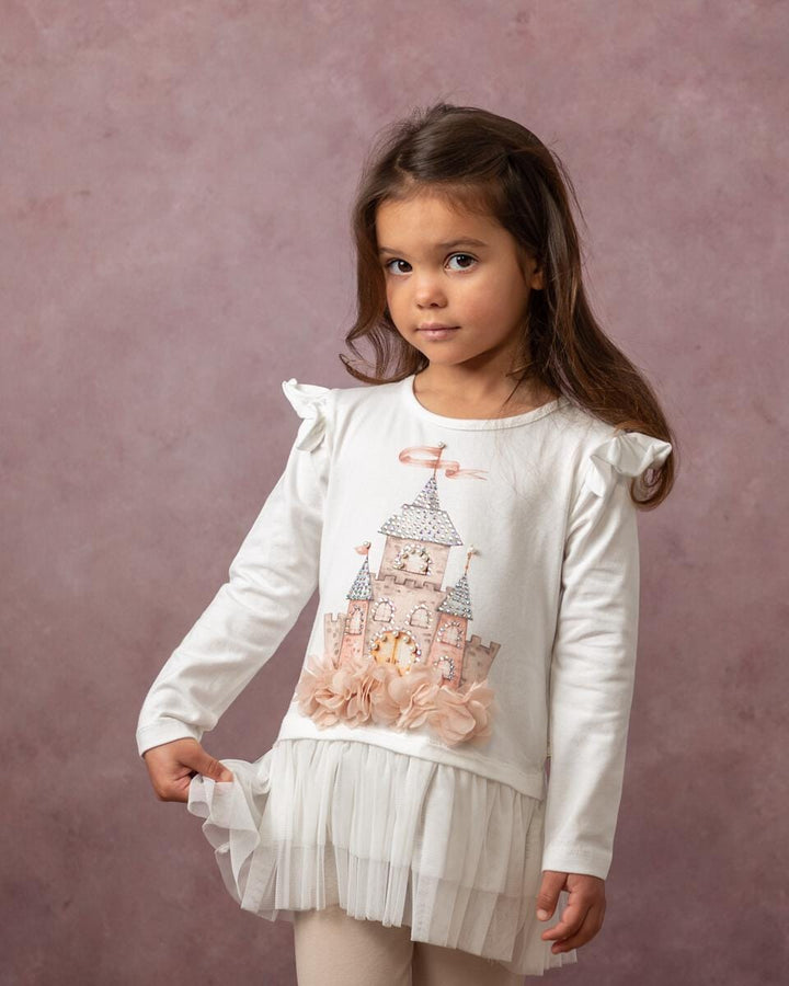 Caramelo Kids Diamante Castle Leggings Set - 011477 - Mink