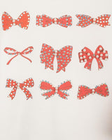 Caramelo Kids *Diamonte Bow Leggings Set - 011471 - Red