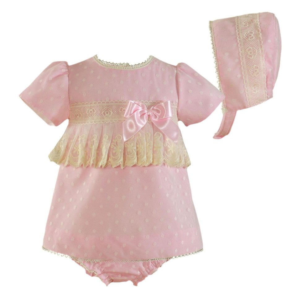 Miranda Stunning Three Piece Dress Set With Lace 0028