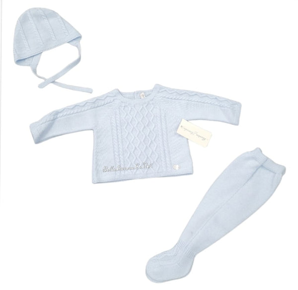 Martin Aranda Baby Blue Knitted 3 Piece Set - Winter  - 004-14072