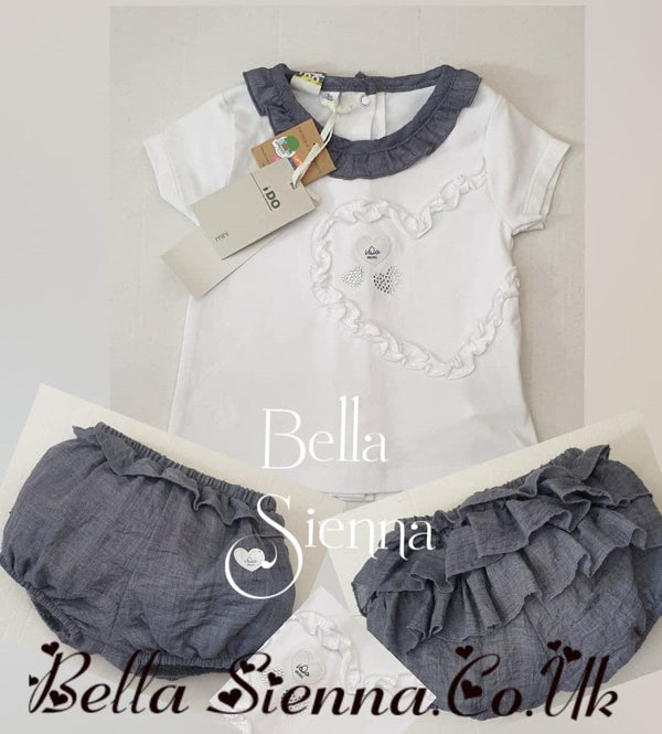 IDO Mini Baby Girls Two Piece Jam Pant Set 0113