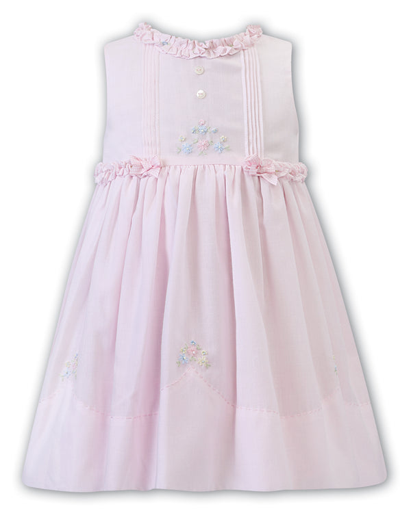 Sarah Louise Pink Dress With Bows - 012261