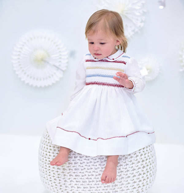 Sarah Louise Smocked Dress - Winter - 012547