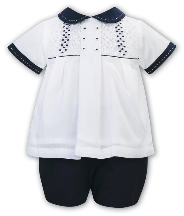 Sarah Louise two Piece Smocked Outfit 012574