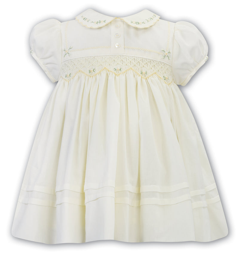 Sarah Louise Lemon Smocked Dress - 012607