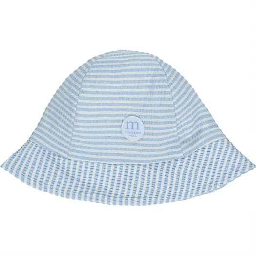 Mitch & Son Baby Blue & White Seersucker Sunhat - MS22014 - DARIUS