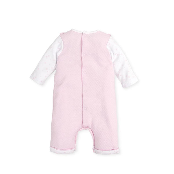 TUTTO PICCOLO BABYGROW/DUNGAREES PINK 2181