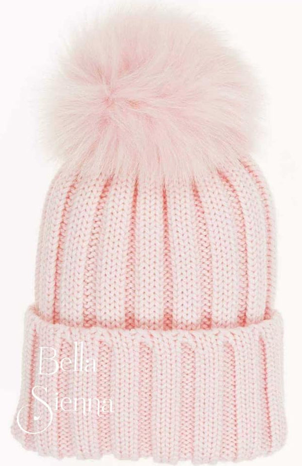 Rahigo Pink Pom Pom Hat