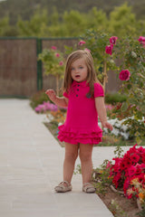 Nel Blu By Miranda Bright Pink T-shirt Dress - 1212