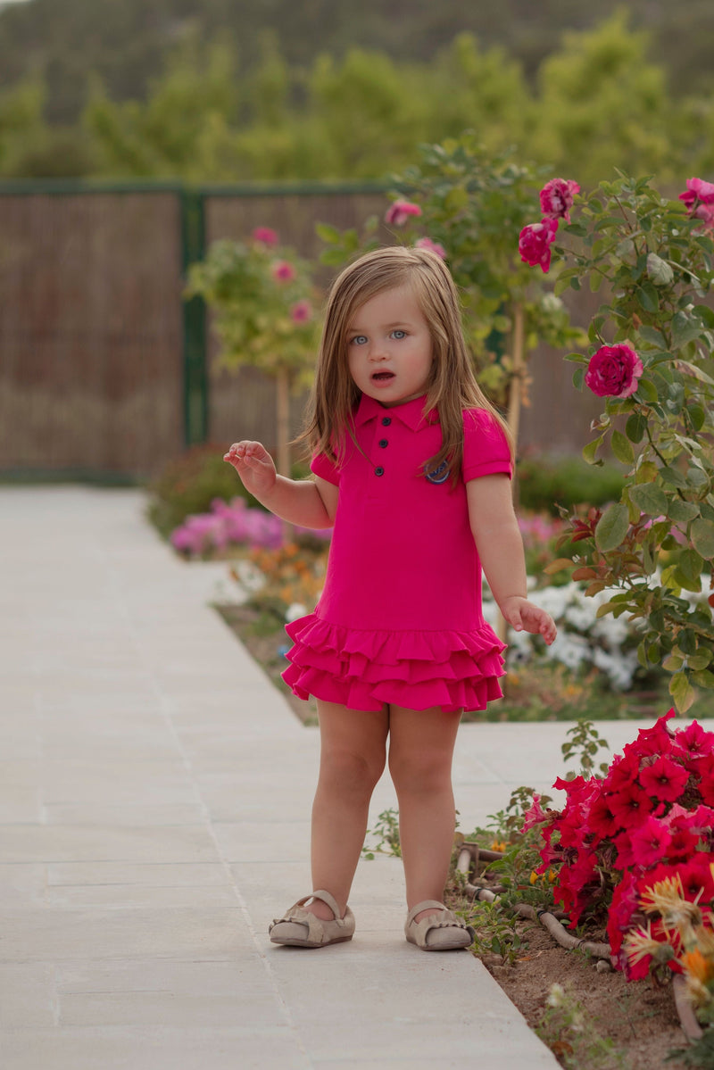 Pink shirt dress toddler on sale