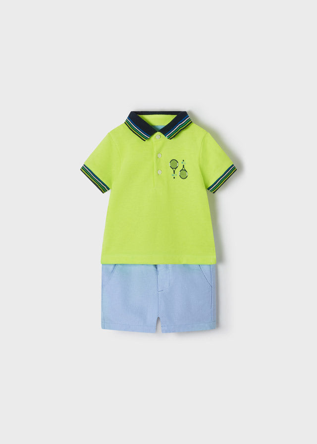 Mayoral Polo Bermuda set baby boy 1234