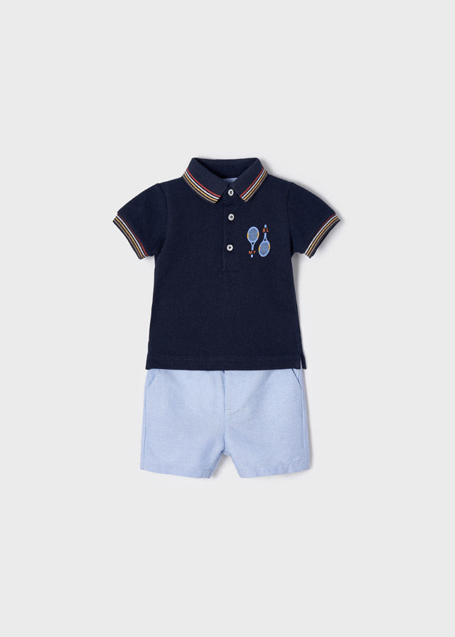 Mayoral Polo Bermuda set baby boy 1234