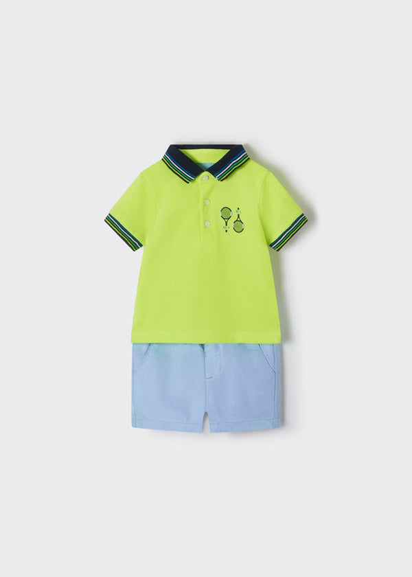 Mayoral Polo Bermuda set baby boy 1234