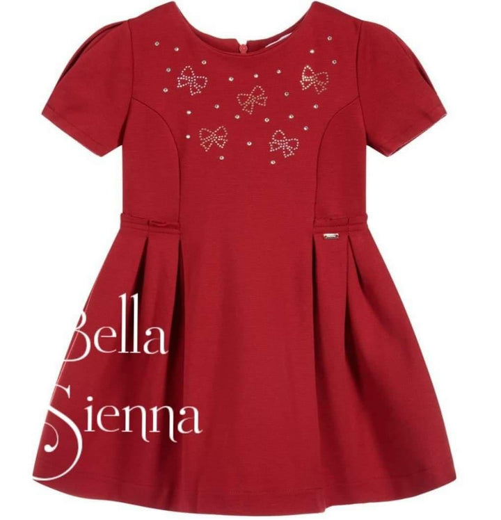 Mayoral Girls Red Dress 4954