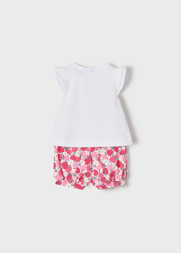 Mayoral ECOFRIENDS patterned short set baby girl 1244