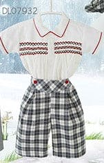 Pretty Originals Boys Smocked Outfit Fit For A Prince-DL07932