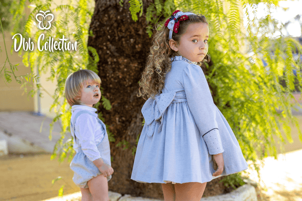 Dbb Collection Winter Dress With A Big Bow On The Back - 12502