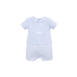 TUTTO PICCOLO ROMPER/SHORTIE SKY BLUE - 3293