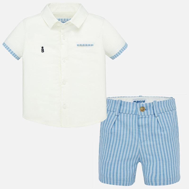 Mayoral Baby Boys Smart Short Set 1293 Blue