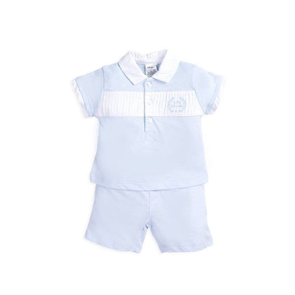 TUTTO PICCOLO BOYS TWO PIECE SET SKY BLUE 3592