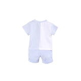 TUTTO PICCOLO BOYS TWO PIECE SET SKY BLUE - 3593