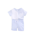 TUTTO PICCOLO BOYS TWO PIECE SET SKY BLUE - 3593