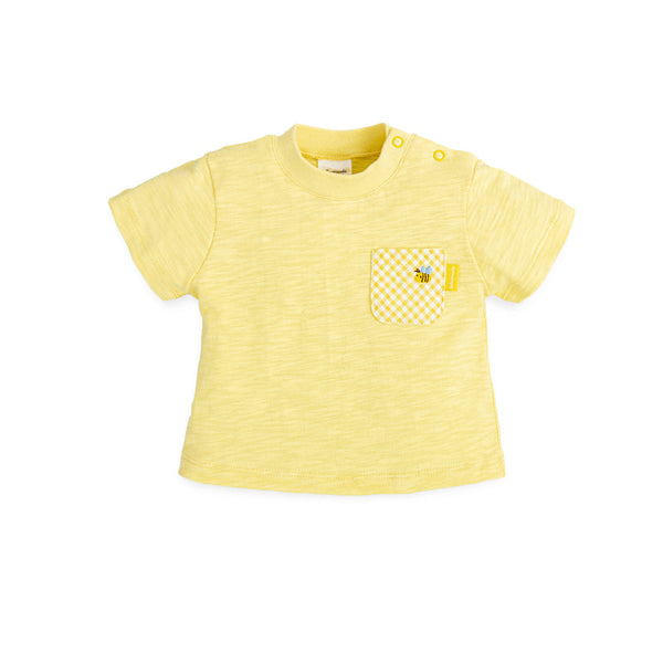 Tutto Piccolo Yellow Two Piece Set - Dungarees & T-shirt - Bees - 3282