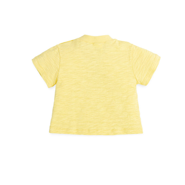 Tutto Piccolo Yellow Two Piece Set - Dungarees & T-shirt - Bees - 3282