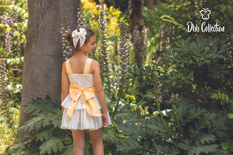 Dbb Collection White & Lemon Daisy Dress - 13503