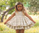 Dbb Collection Beige & Ivory Headband To Match Dress - 14902 - 14990