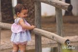 Dbb Collection Pink & Blue Floral Two Piece Set - 15004
