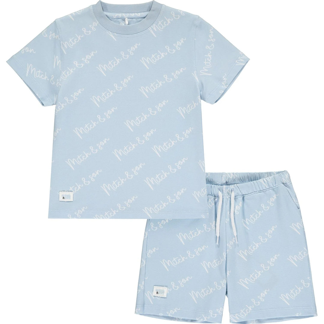 Mitch & Son Signature Jersey Shorts & T-Shirt Set 22108