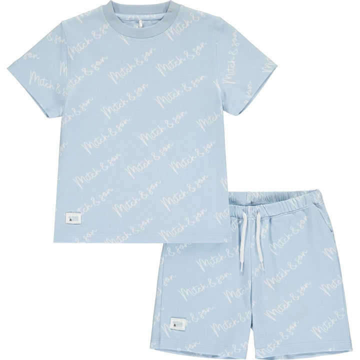 Mitch & Son Signature Jersey Shorts & T-Shirt Set 22108