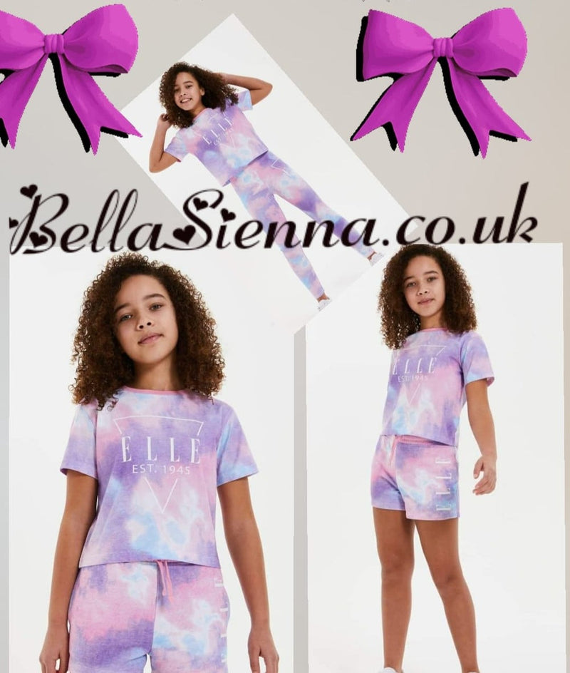 Elle 3 Piece Set - T-shirt, Shorts & Leggings