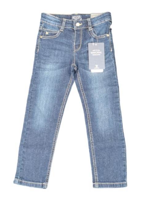 Mayoral Boys Trendy Dark Blue Regular Fit Jeans 40