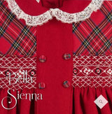 Pretty Originals Red With Tartan Dress MT01222