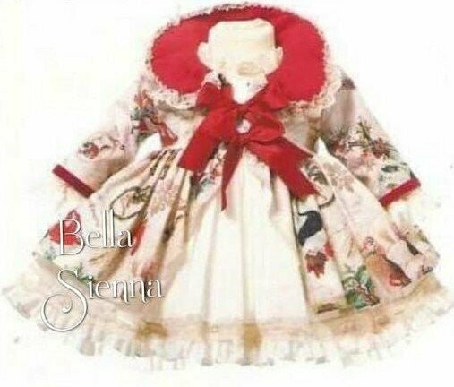 La Marquesita Real Shirley Christmas Dress And Coat - Puffball - LMR