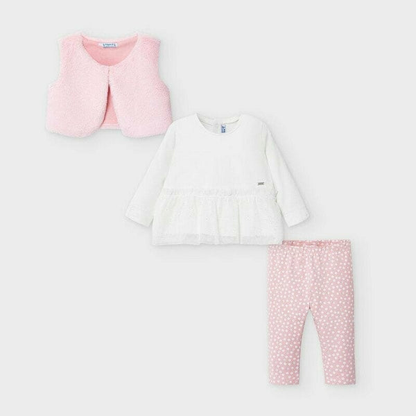 Mayoral 3 piece set, leggings, top & gillet