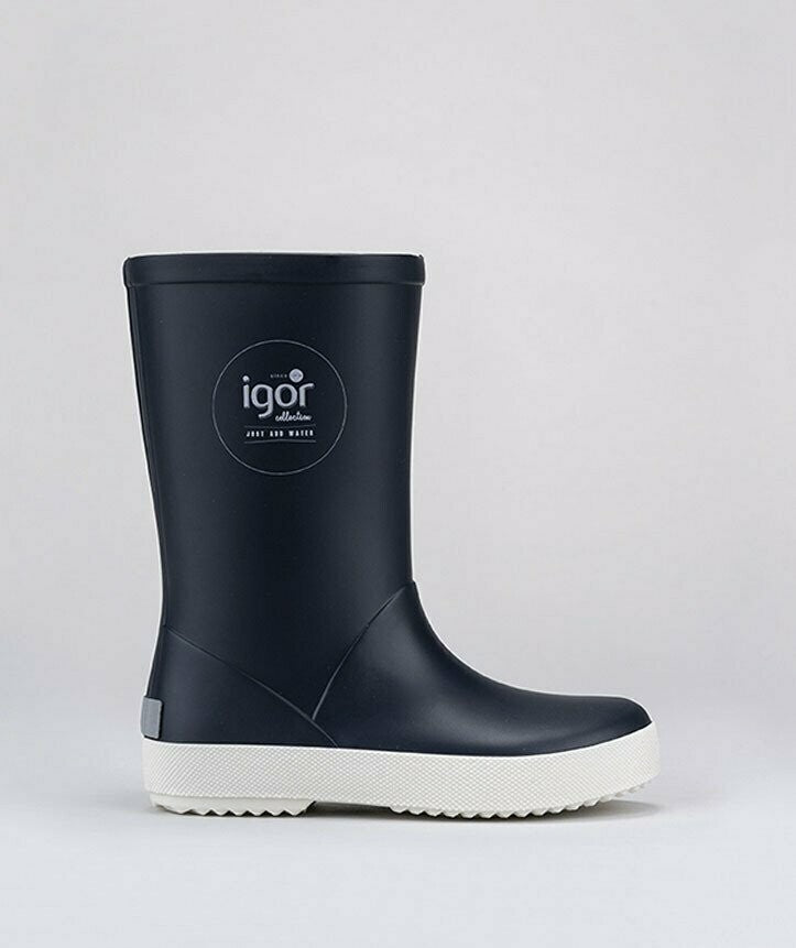 Navy/White igor wellies / boots