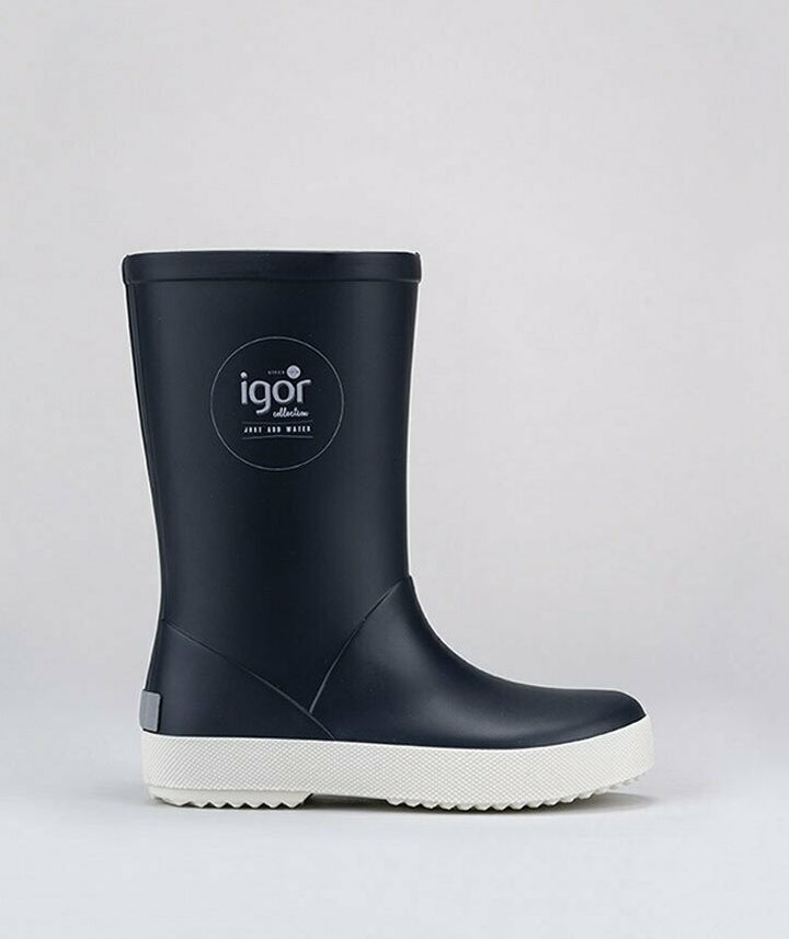 Navy/White igor wellies / boots