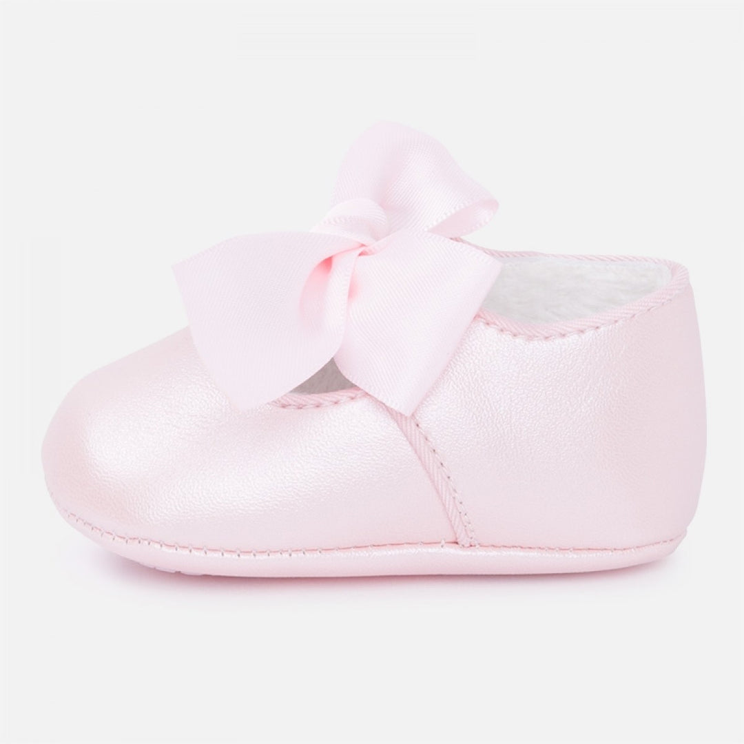 Mayoral Girls Pre-Walker Bow Shoes - Pink