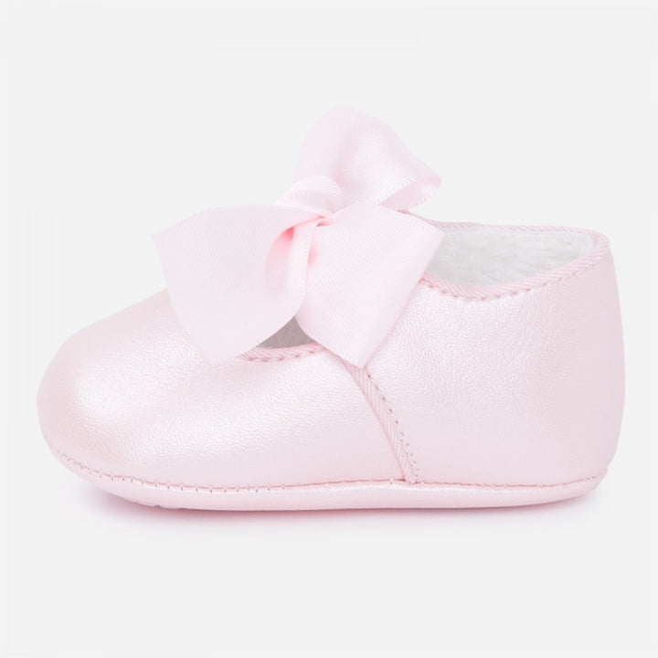 Mayoral Girls Pre-Walker Bow Shoes - Pink