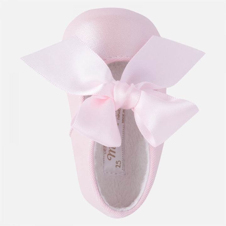 Mayoral Girls Pre-Walker Bow Shoes - Pink