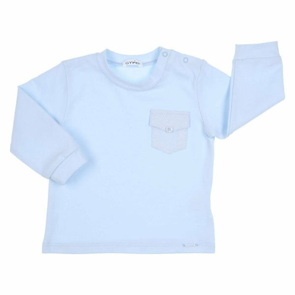 GYMP - Gorgeous Young Misters & Princesses Long Sleeved T-Shirt  - White/Blue - 0580