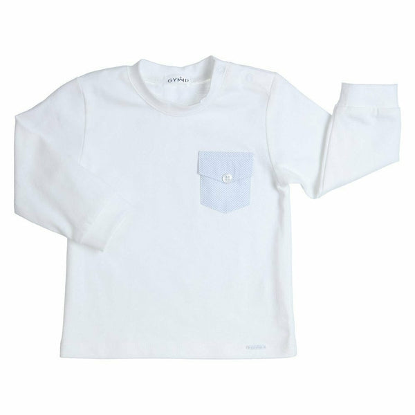 GYMP - Gorgeous Young Misters & Princesses Long Sleeved T-Shirt  - White/Blue - 0580
