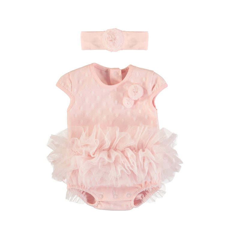Mayoral Baby Girls Tutu/Romper Shortie