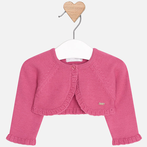 Mayoral Baby Girl Long Sleeved Cardigan